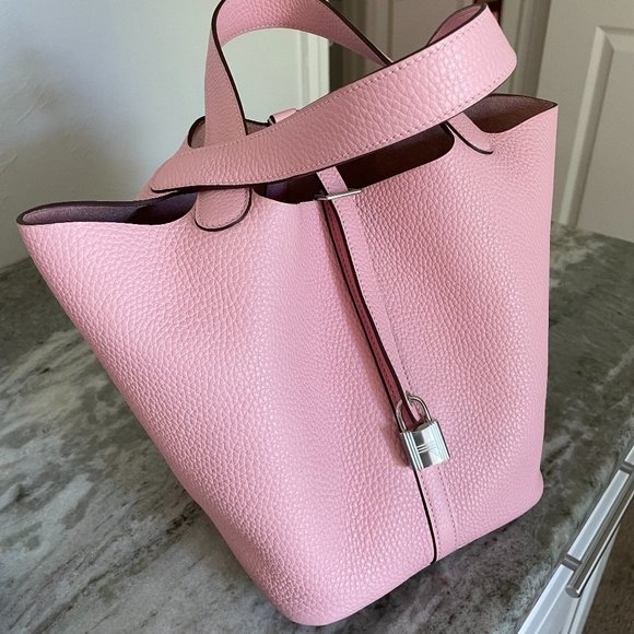 Hermes Picotin 22 Rose Sakura - Picture 3 of 8